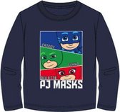 Pj Masks t-shirt lange mouw - blauw - Maat 110 / 5 jaar