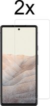 Google Pixel 6 Screenprotector - Beschermglas Google Pixel 6 Screen Protector Glas - 2 stuks