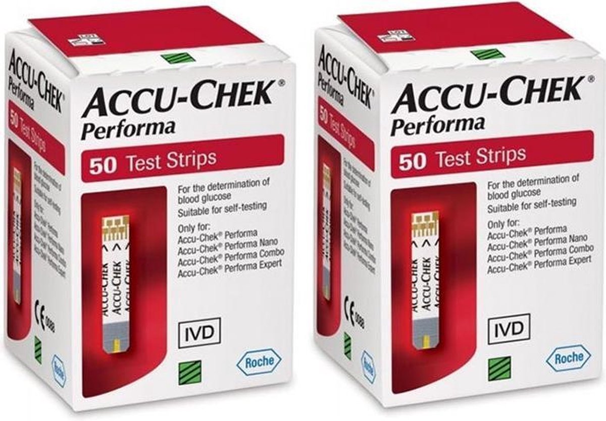 Accu-Chek Performa Teststrips Bundel 2x50 stuks | bol.com