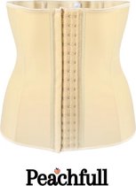 Peachfull Waist Trainer | Maat XS | Nude | Latex Body Shaper voor een Slanke Taille & Zandloper figuur | Corrigerend en Afslankend | Shapewear/Korset