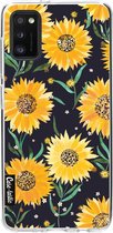 Casetastic Samsung Galaxy A41 (2020) Hoesje - Softcover Hoesje met Design - Sunflowers Print