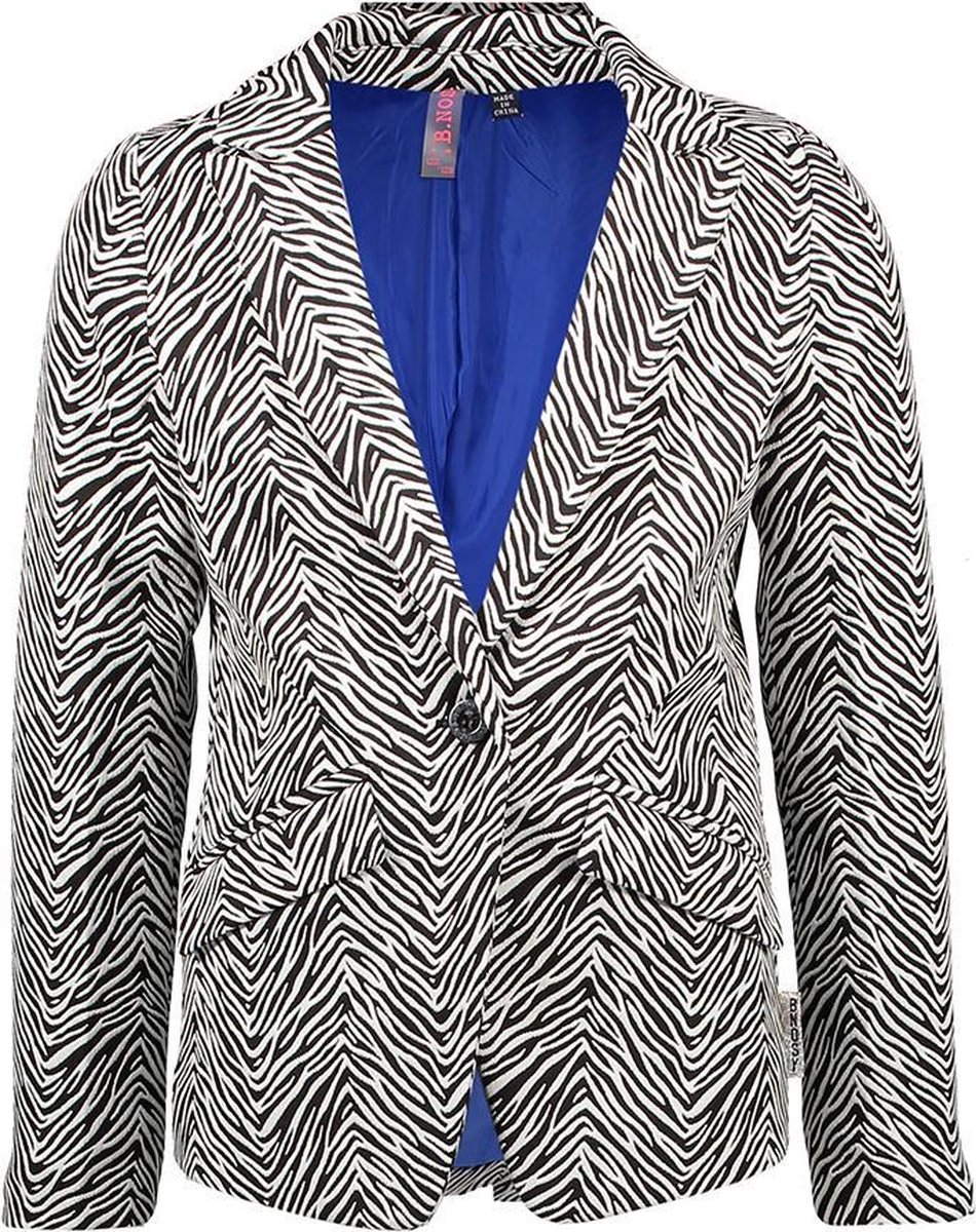 B-Nosy Meisjes t-shirts & polos B-Nosy Girls woven zebra blazer Dazzle zebra 104