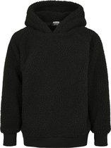 Kinderen - Jongens - Boys Sherpa Hoody zwart