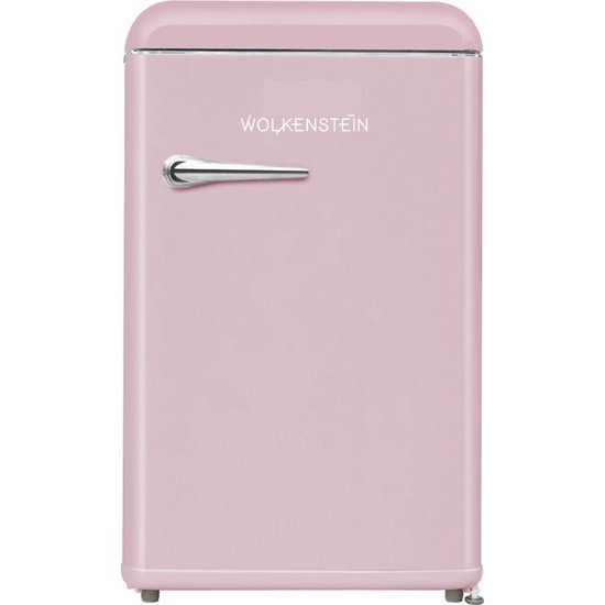 Wolkenstein WKS125RT SP Retro koelkast Roze tafelmodel