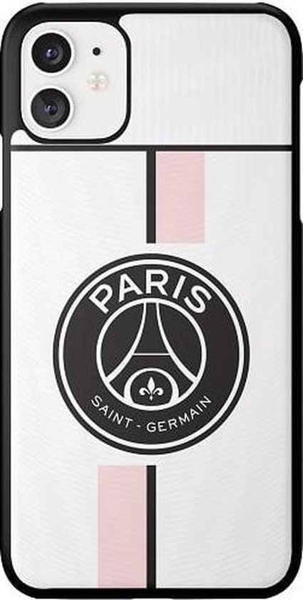 Coque téléphone PSG maillot PSG iPhone 11 Coque arrière TPU blanc rose |  bol.com