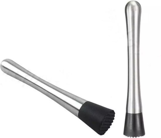 Cocktailstamper RVS - Bar Tool Voor Mojito's En Andere Drankjes