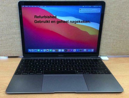 Renewed Apple MacBook 12 inch 2017 8GB 256GB SSD Intel Core m3-7Y32