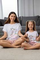 KATIA & BONY UNICORN - MEISJES  KORTE PYJAMA SET 10-11 jaar