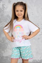 RAINBOW - MEISJES  KORTE PYJAMA SET