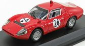 De 1:43 Diecast Modelcar van de Fiat Abarth OT1300 #24 van de Trento-Bondone Rally van 1968. De bestuurder was Karl Federhofer. De fabrikant van het schaalmodel is Best Model. Dit model is alleen online verkrijgbaar