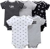 Baby Romper - 5 Delig - Newborn - Baby Kleding Meisje - Baby kleding Jongen - Baby Cadeau - Kraam cadeau - Babyshower - 6 Maanden