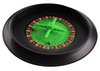 Afbeelding van het spelletje roulette-set 15 cm groen/zwart 29-delig
