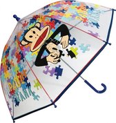paraplu junior 45 cm glasvezel/polyester transparant