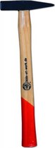 hamer junior 21 cm hout/staal bruin/rood