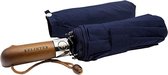 Opvouwbare paraplu, elegant, winddicht, automatisch en waterdicht, klassieke houten handgreep