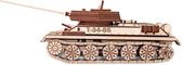 3D-puzzel T-34-85 tank hout naturel 965-delig