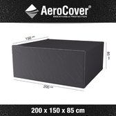 Aerocover Tuinsethoes - 200 x 150 x 85 cm - PU/TPU - Rechthoekig - Donkergrijs