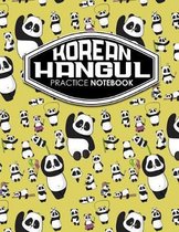 Korean Hangul Practice Notebook