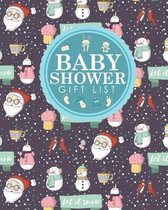 Baby Shower Gift List