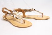 Pia Rossini Banja Sandal tan maat 38