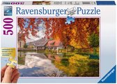 Ravensburger puzzel Peaceful Mill - Legpuzzel - 500 stukjes