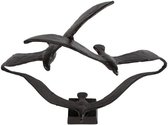 Sculptuur vogels | zwart metaal | 28x8,2x20,4cm