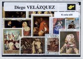 Diego Velazquez – Luxe postzegel pakket (A6 formaat) : collectie van verschillende postzegels van Diego Velazquez – kan als ansichtkaart in een A6 envelop - authentiek cadeau - kad