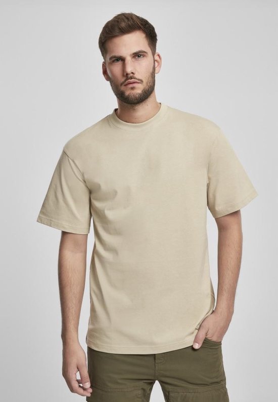 Urban Classics - Tall Heren T-shirt - L - Grijs