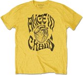 Alice In Chains Heren Tshirt -2XL- Transplant Geel