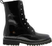 Tango Bee 5139 K Veterboots - Laarzen Met Veters - Meisjes - Zwart - Maat 31