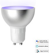 DrPhone SmartLED® - Dimbaar Gu10  Smart Lamp - Slimme Verlichting - 6W - RBG+W - Wifi - Smart Home - Alexa / Google Home Led Lamp