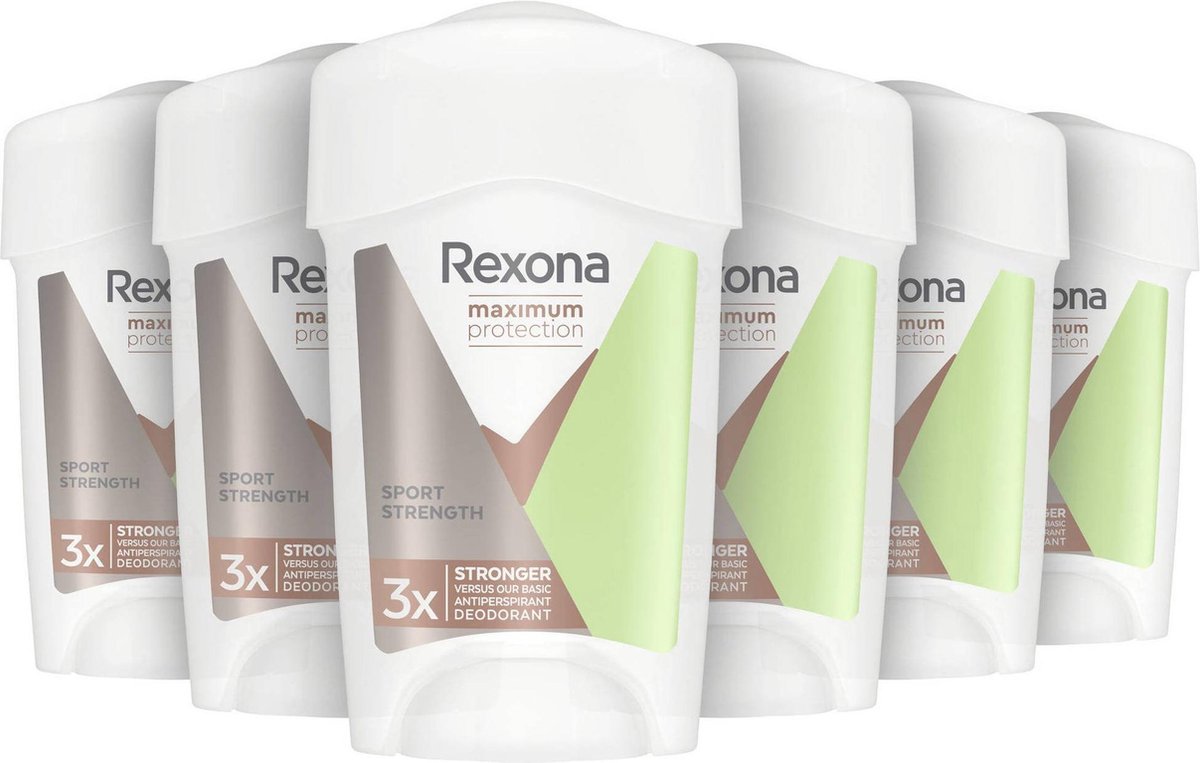 6x Rexona Maximum Protection Sport Strength 45 ml