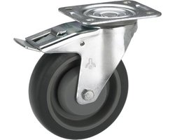 dörner + helmer 716565F Zwenkwiel Wieldiameter: 100 mm Draagvermogen (max.): 150 kg 1 stuk(s)