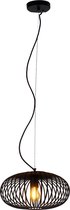 Chericoni - Curvato Hanglamp - Zwart Metaal - Eigen Unieke Ontwerp - 1 Lichts - Ø 40 cm