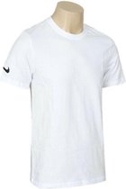 Nike Men t-shirt - wit shirt korte mouw - CZ0881-100 - logo op mouw in zwart - M