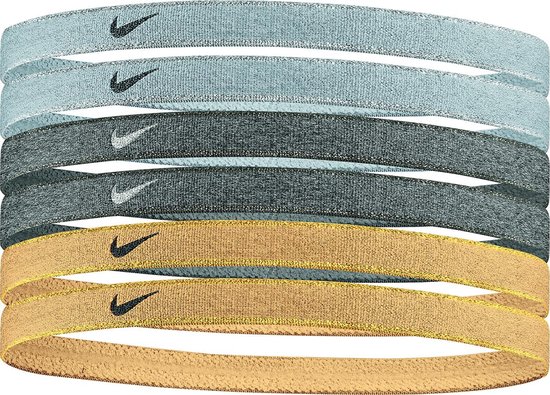Élastiques à cheveux métalliques Nike Swoosh Sport (lot de 6)