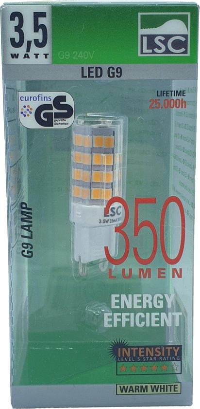 Ampoule LED LSC 3,5 watts G9 240v | bol.com
