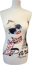 Losse hoes voor paspop/buste - Rekbaar van maat 32 tm 46 - Paris toujours hoes