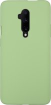 Étui rigide en Siliconen BMAX pour Oneplus 7 Pro - Couverture rigide - Étui de protection - Étui de téléphone - Étui rigide - Protection de téléphone - Vert menthe