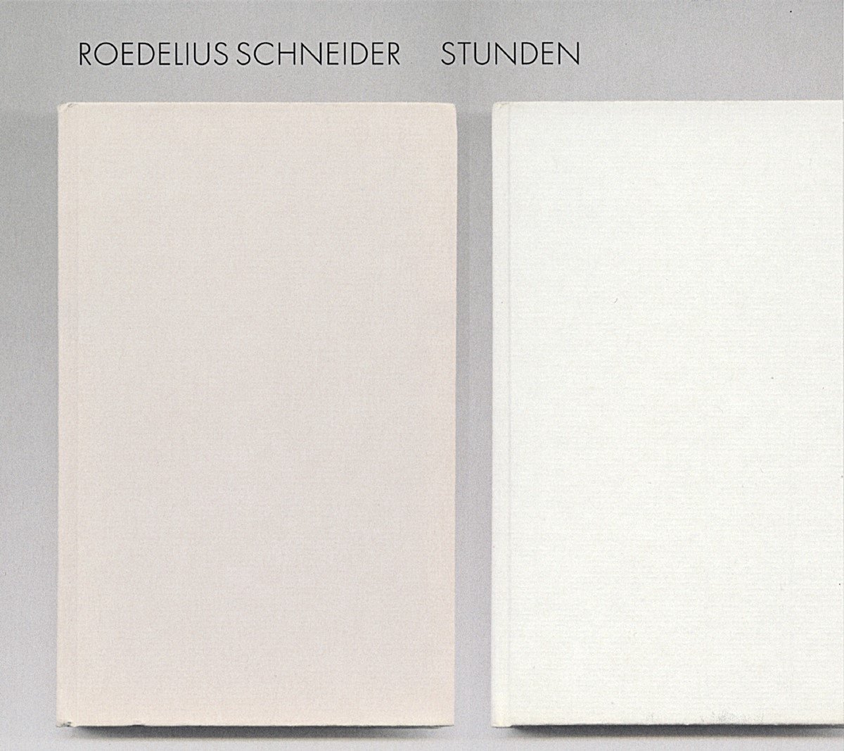 Hans-Joachim Roedelius, Stefan Schneider - Stunden (CD)