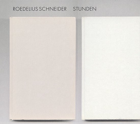 Roedelius & Schneider - Stunden (CD)