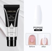 Polygel - Polygel 15 gram - Clear - Los polygel 05