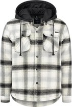Gabbiano Vest Overjas Padded Met Flannel Ruiten En Capuchon 531764  Grey Mannen Maat - XL