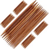 Set Aiguilles à tricoter - Bamboe - 75 pièces - 15 tailles 2 à 10 mm