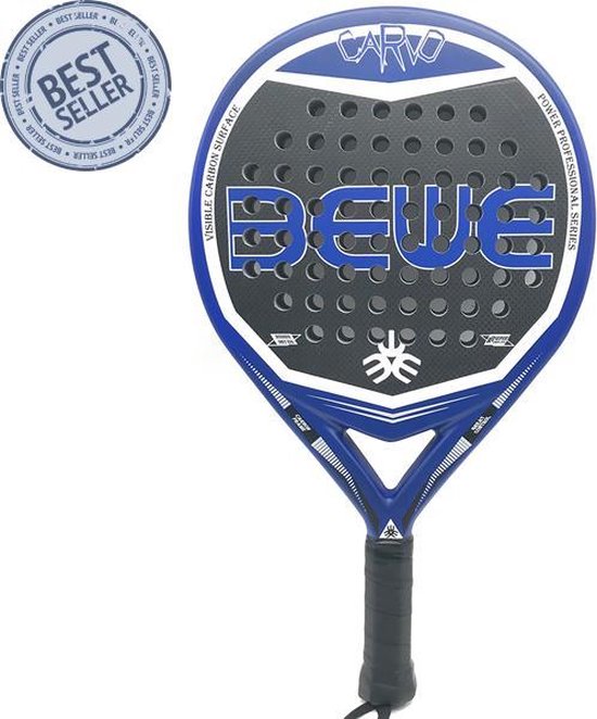 BEWE® - Padel Racket - Padel - Padelrackets - Racket - Paddle - Padel ballen - Carbon - valentijn cadeautje voor hem