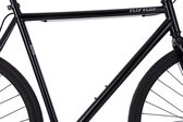 Ks Cycling Fiets 28 inch fixie singlespeed Flip Flop in zwart -