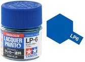 Tamiya LP-6 Blue - Gloss - Lacquer Paint - 10ml Verf potje