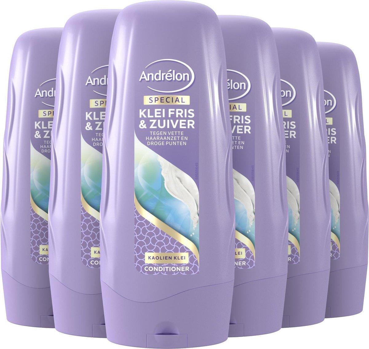 Andrélon Klei Fris & Zuiver Conditioner - 6 x 300 ml - Voordeelverpakking