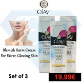 3 x Olay Natural White BB Cream 50ml Natural White SPF15