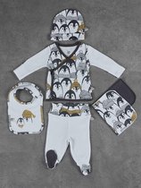 Ecocotton babyset van biologisch katoen 5-delige - Pingu White